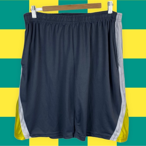 Vintage Performance Pro Drawstring Satin Workout Basketball Gym Sleep Shorts XL - Picture 9 of 9